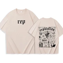 Taylor Reputation Music Shirt Taylor Music Shirt Taylor Merch Gift for Swiftie O-Neck Short Sleeve Shirts Unisex