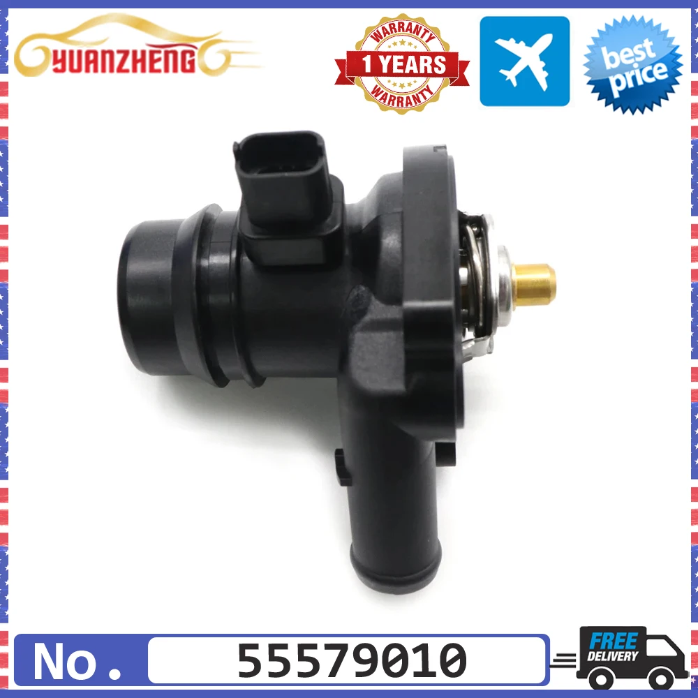 

55579010 Engine Cooling Thermostat Housing 55593034 For Chevrolet Aveo Cruze Orlando Trax Opel Astra J Buick Encore 1.4T