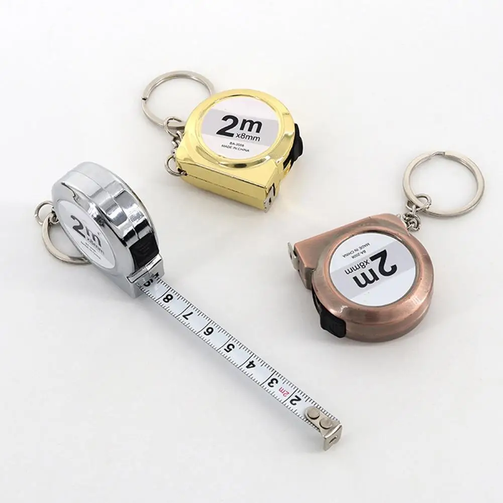 Portable Mini Tape Measure Portable Mini 2-meter Tape Measure Retractable Household Measuring Tool for DIY Crafting and Sewing