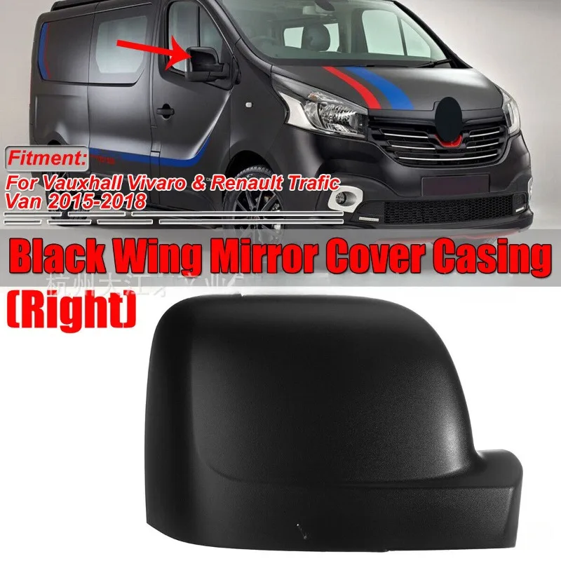 2pcs pair For VAUXHALL VIVARO RENAULT TRAFIC VAN mirror covers 2015-2018