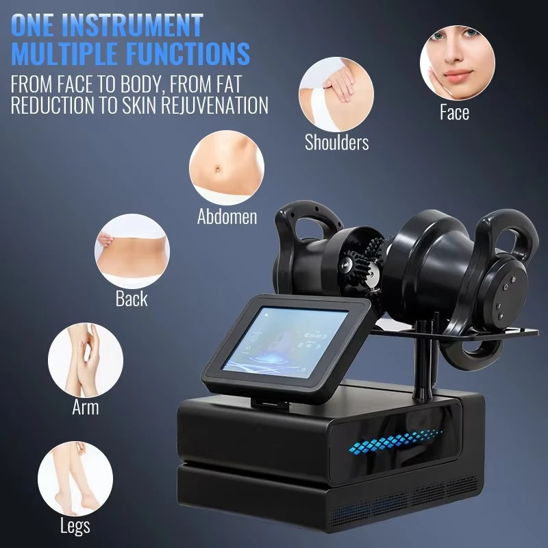 Bi-Directional Inner Ball Roller Body Sculpting Machine Black Cabinet Cellulite Lymphatic Drainage 360 Firming Slimming Massage