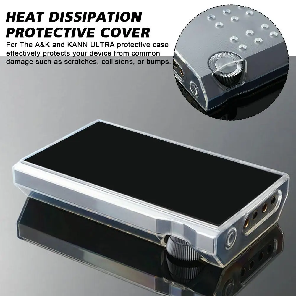 Cooling Cover For A&k And Kann Ultra Protective Clear /transparent Black Anti-drop Scratch-resistant E5q5