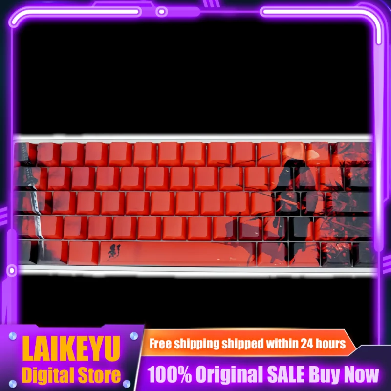 Shadow side engraved theme keycaps original PBT thermal sublimation PC gaming keyboard collectible gifts customized keycaps