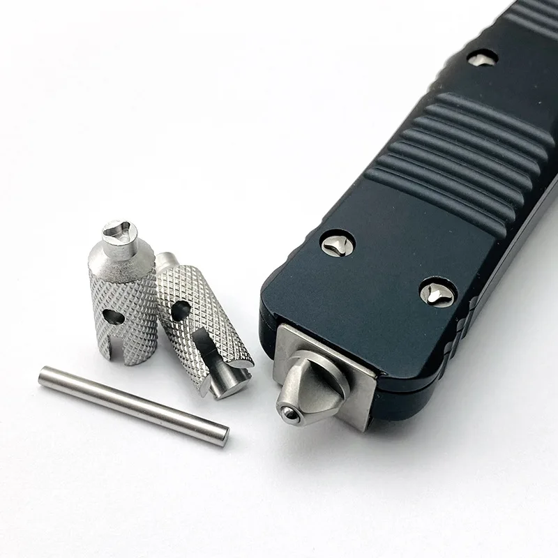Custom Piano Wire Made Knife OTF Disassembled Spring / Screw / Wrench / Scales Accessories For Microtech Combat Troodon Knives