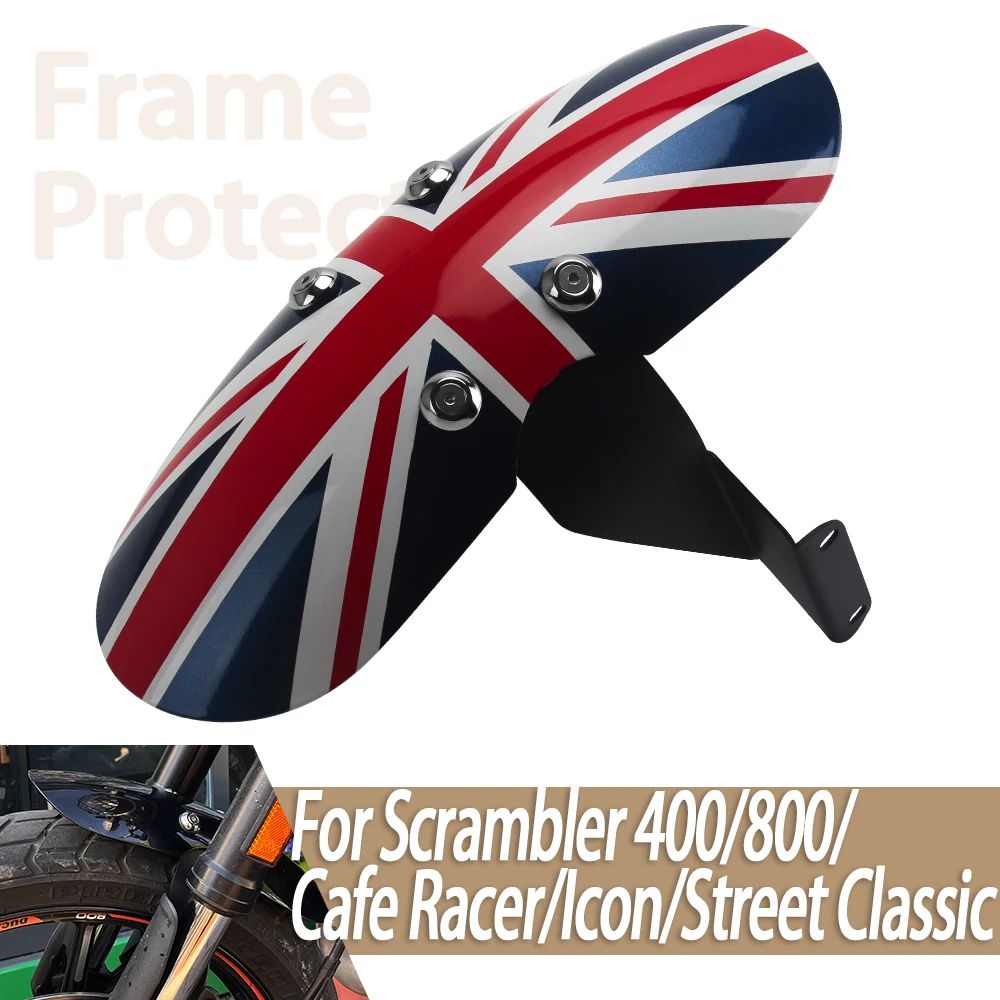 Motorcycle Front Fender Protector Cover Mudguard Splash For Ducati Scrambler 800 400 Cafe Racer Icon Street Classic Sixty2