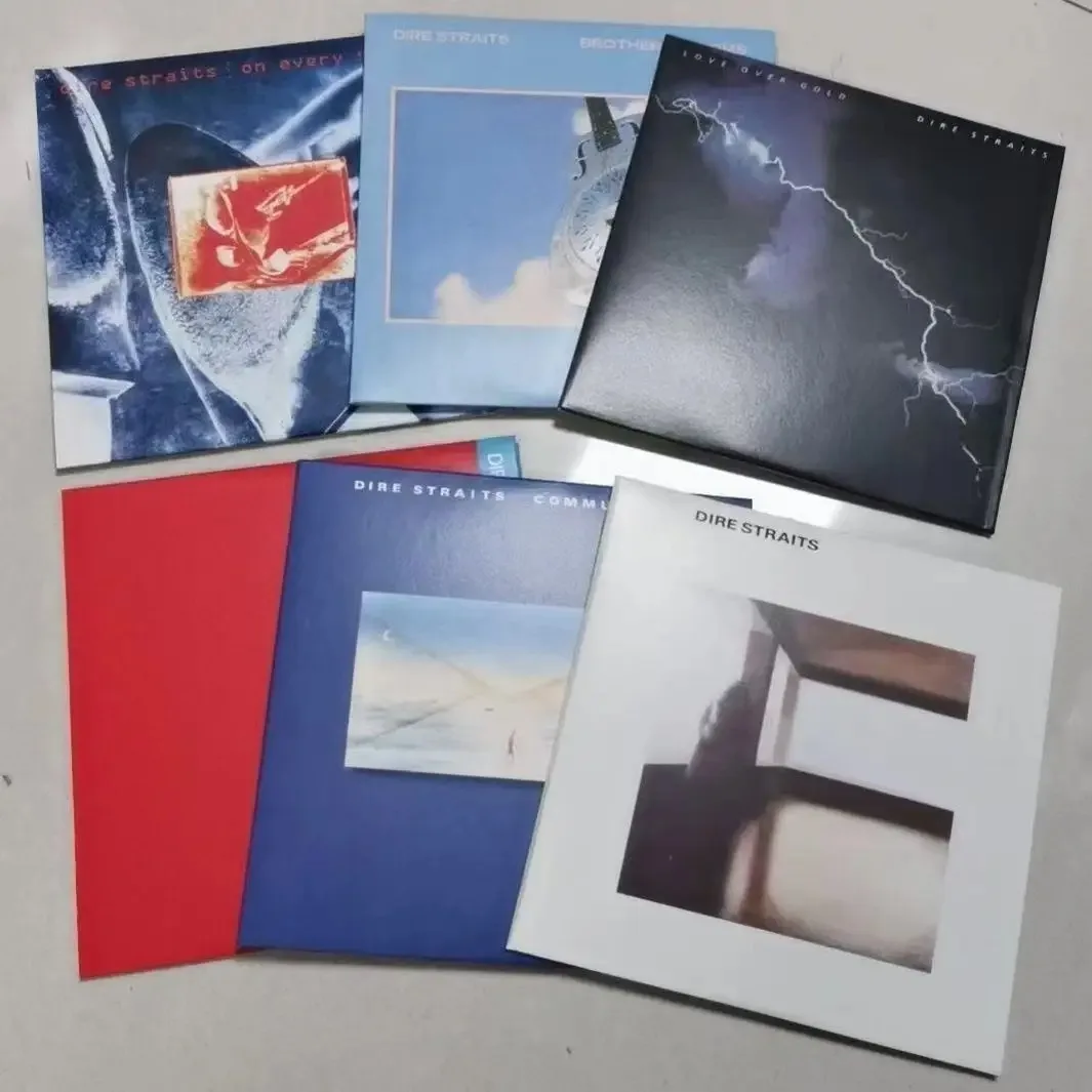 New Heavy Metal Rock Band Music CD Collection Gift Box Strait British Rock Band (1978-1991) 6CD