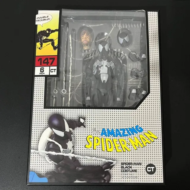 

15 см CT Mafex 147 Venom, экшн-фигурка, модель игрушки, высококачественные симбиотические фигурки Venom Spiderman, коллекционные украшения, подарок