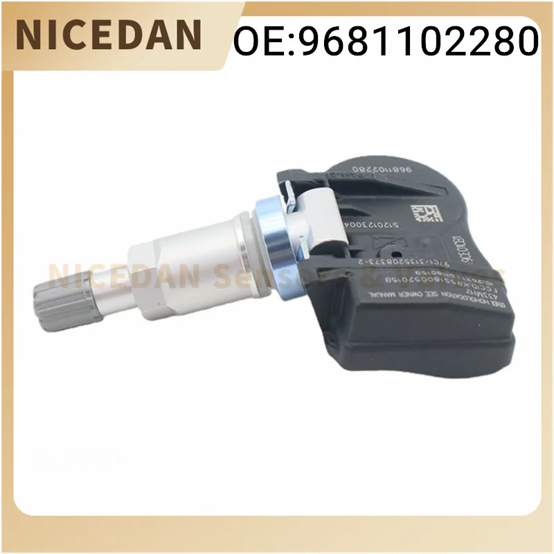 

TPMS Tyre Pressure Sensor 433MHz For Peugeot 407 207 307 607 508 807 Citroën C4 C5 C6 C7 C8 Car Parts 9681102280