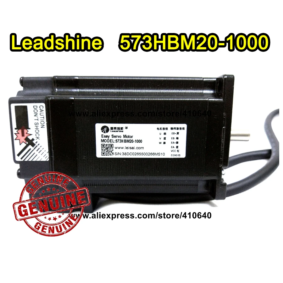 

Leadshine Hybrid Servo Motor 573HBM20 updated from 573S20-EC 1.8 degree 2 Phase encoder 1000 line and 1.0 N.m torque