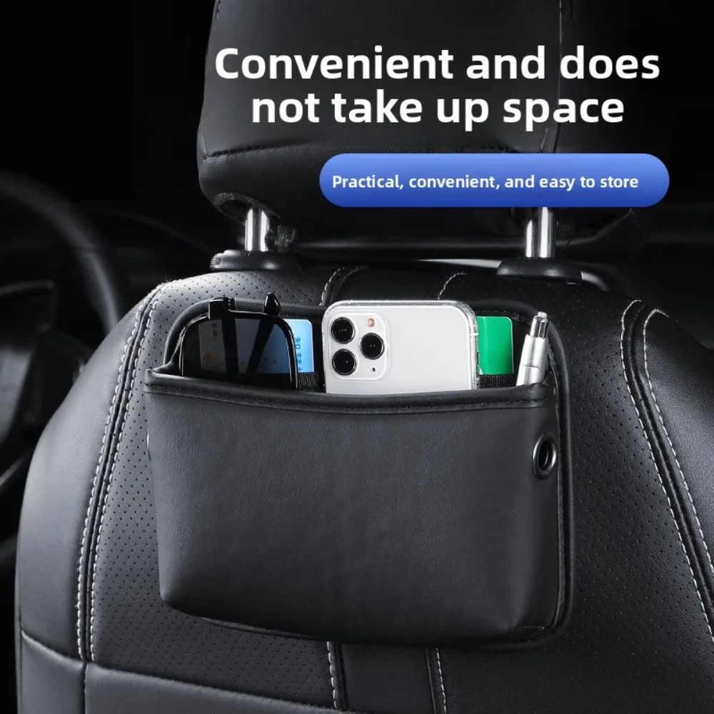 Automotive General Storage Bag Paste Type Vehicle Main and Co-pilot Center Console Multifunctional Storage Bag Storage