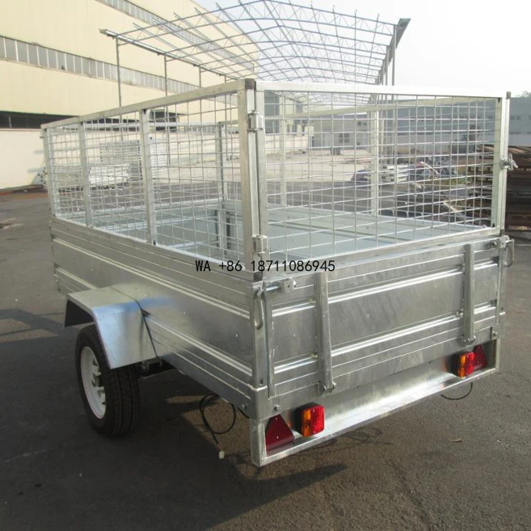 

Новый прицеп-фургон 8x5 10x5 из оцинкованной стали для тяжелых условий эксплуатации, модель 2025 года