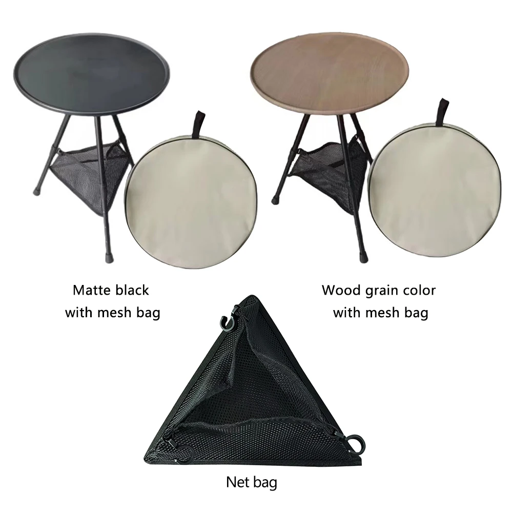 Camping Folding Table Portable Foldable Outdoor Furniture Aluminum Alloy Fishing Desk Telescopic Adjustable Triangular for Home