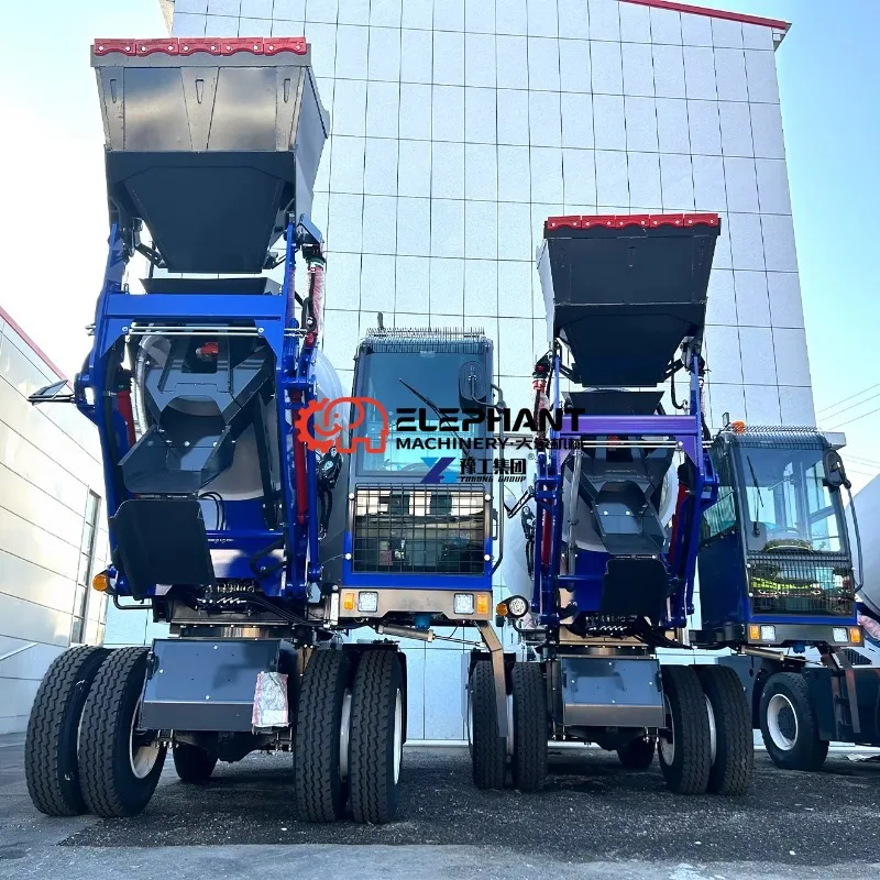Professional Supplier Mobile Concrete Mixers 2.6m3 4m3 Mixer Machine Self Loading Concrete Mixer for Sale
