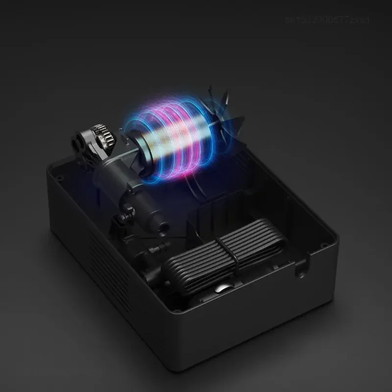Imagem -04 - Xiaomi-bomba Infladora Elétrica Portátil Lydisto 12v 5.5bar Compressor de ar Detecção de Pressão Ajuste para Motocicleta Bicicleta Carro Pneu Bolas