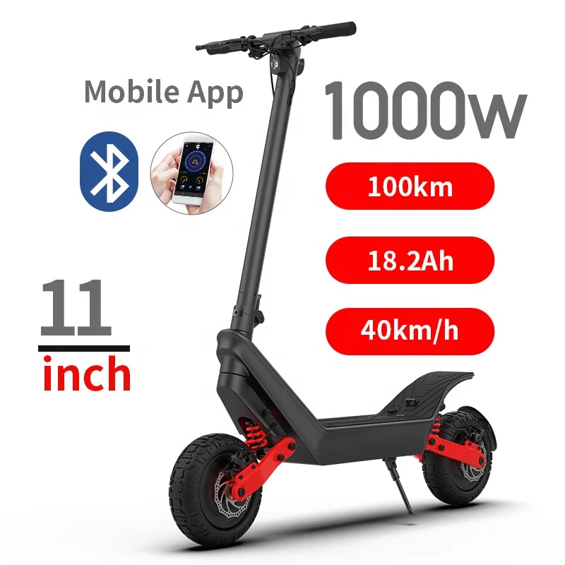 

NEW X10 Electronic 11 Inch Fat Tire 1000w 2000w Powerful Dual Motor Off Road Two Wheel Electric Scooters With Eec For Adults