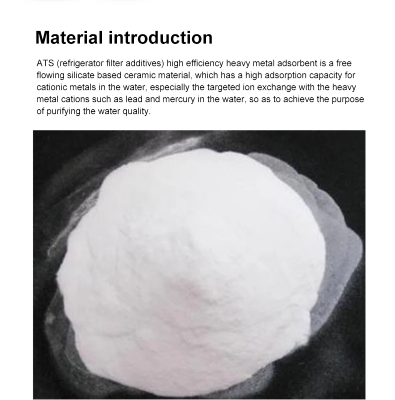 Elementos filtrantes ATS e são adequados para aplicações de filtragem de alimentos, cosméticos e água potável.