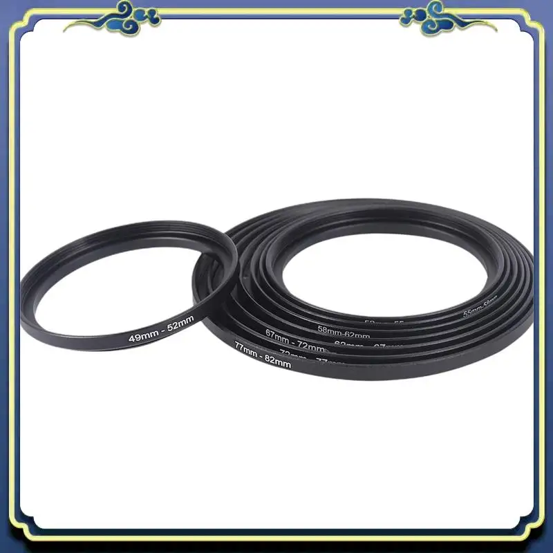 

Portable 80 Pieces Step-Up Adapter Ring Set,Includes 49-52Mm, 52-55Mm, 55-58Mm, 58-62Mm, 62-67Mm, 67-72Mm, 72-77Mm, 77-82Mm-Blac