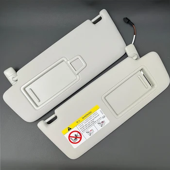 Für vw golf 7 7,5 passat b8 cc jetta mk7 a7 graues innen sonnenblende schmink spiegel 5 g0857551 5 g0857552 für skoda octavia 3