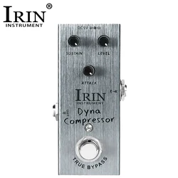 IRIN Electric Guitar Effect Pedal AN-06 Dyna Compressor Pedal True Bypass Sustain Level Attack Effect Guitar  Accessories&Parts
