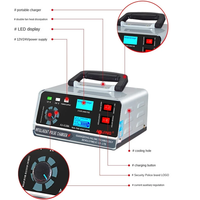 Car 400W 40A Smart Battery Charger 12V/24V Automotive Battery Charger Trickle Smart Pulse Repair For Car Truck Boat Motorcycle