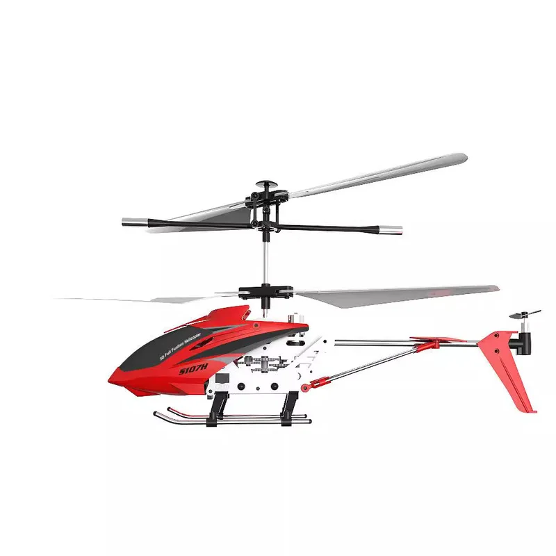 New Sima Three Channel Remote Control Helicopter Electric Model Toy S107h Fixed Height Remote Control Plane Boy'S Birthday Gifts