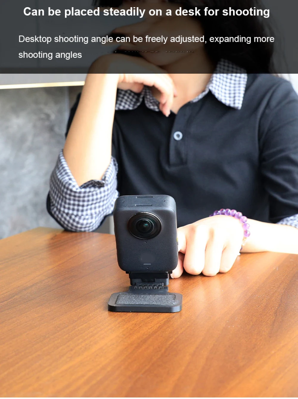 Magnetic Bracket Quick-reslease Adapter For DJI OSMO 360, 180° Adjustable Camera Holder, Multifunction Expansion Adapter Bracket