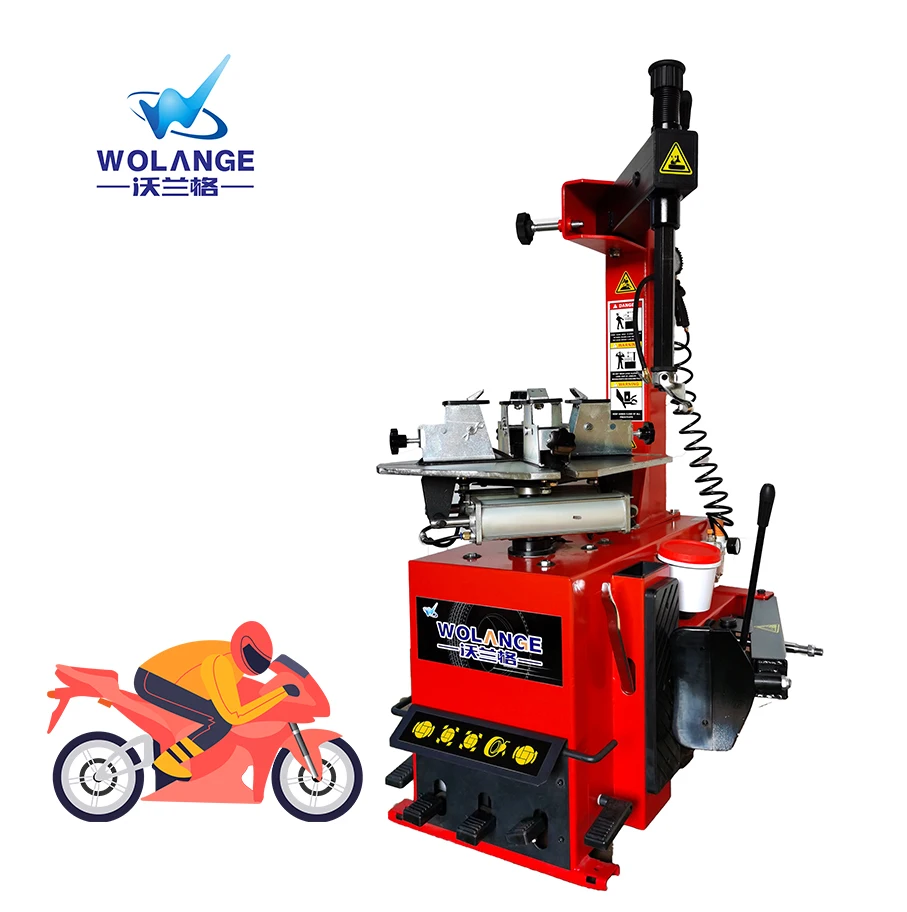 

Customized Wolange W-9092 Motorcycle Tire Changer Tyre Mounting Machine CE/ISO9001 Certified 3000kg Bead Breaking Force