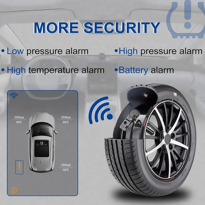 4 قطعة نظام مراقبة ضغط الإطارات (TPMS) الاستشعار 28103AJ00A 315 ميجا هرتز لسوبارو