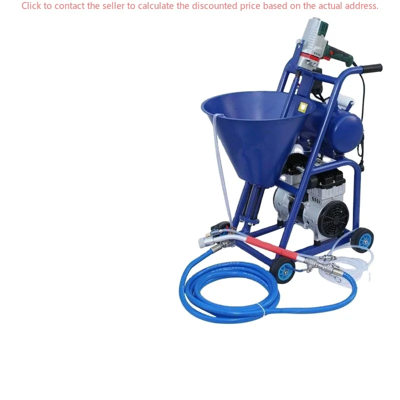 Electric Fire Retardant Paint Spraying Machine Wall Putty Cement Gypsum Plastering Machine With 220V Voltage New Condition