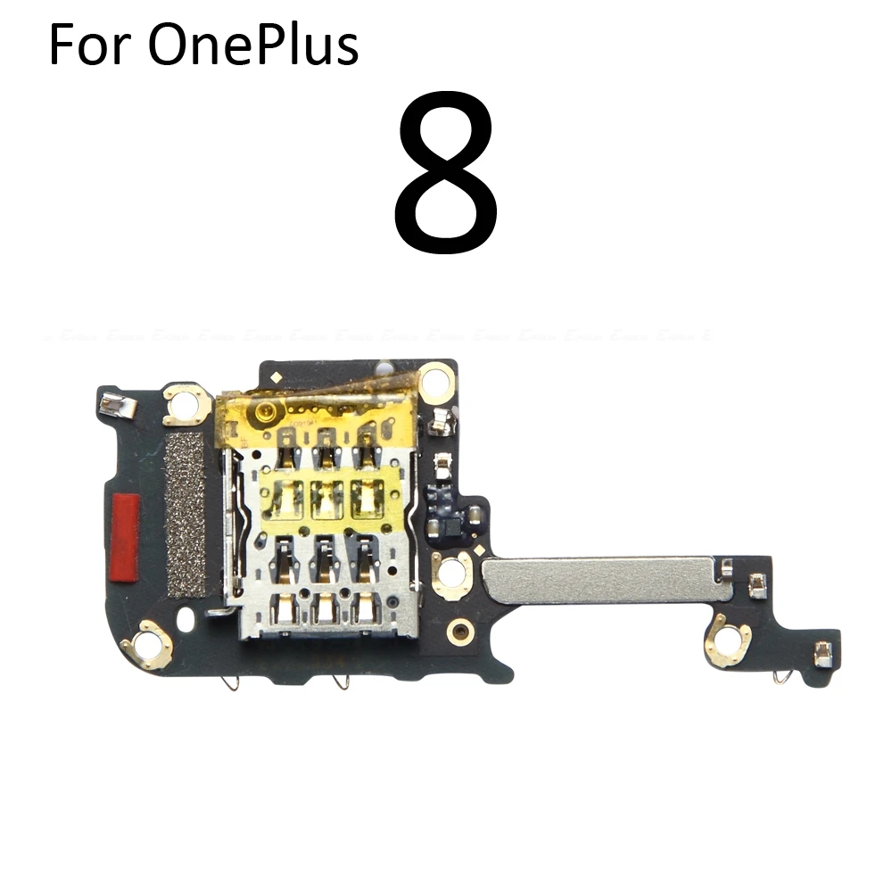 Sim Card Socket Slot Tray Reader Holder Connector Container Board Flex Cable For OnePlus 7T 8T 7 8 9 10 Pro 9R 9RT Parts