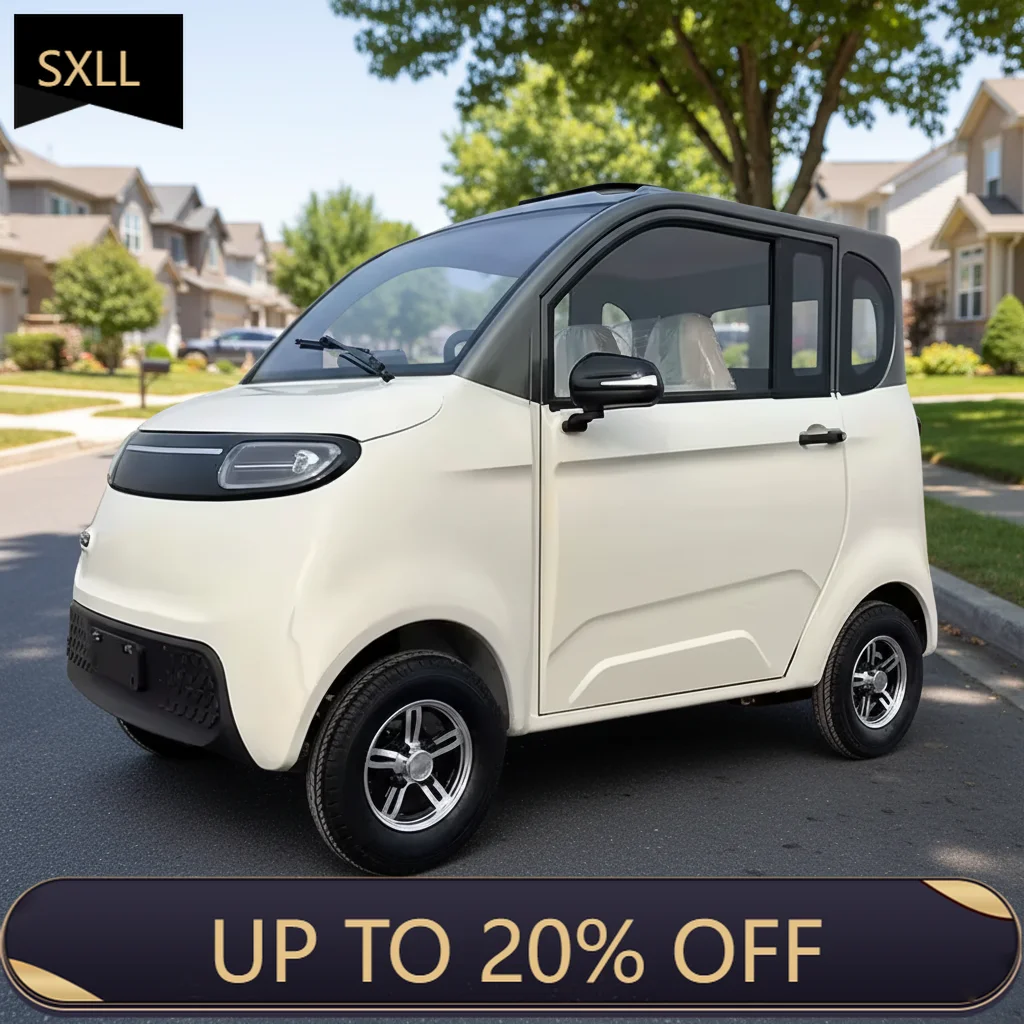 SXLL Mini-Elektrofahrzeug für Erwachsene, neues Energiefahrzeug, mit herausnehmbarem Akku, Mini-Elektroauto