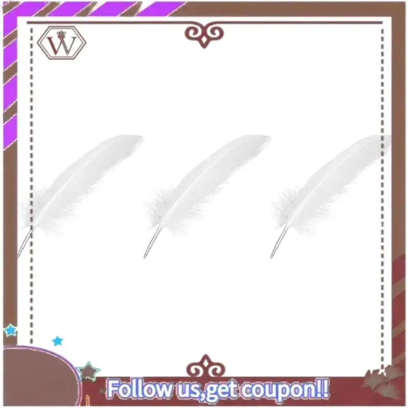 

A95D-300Pcs Белые перья Гусь Ремесло для вечеринки Шляпа Ремесла Свадебные украшения 15-22 см