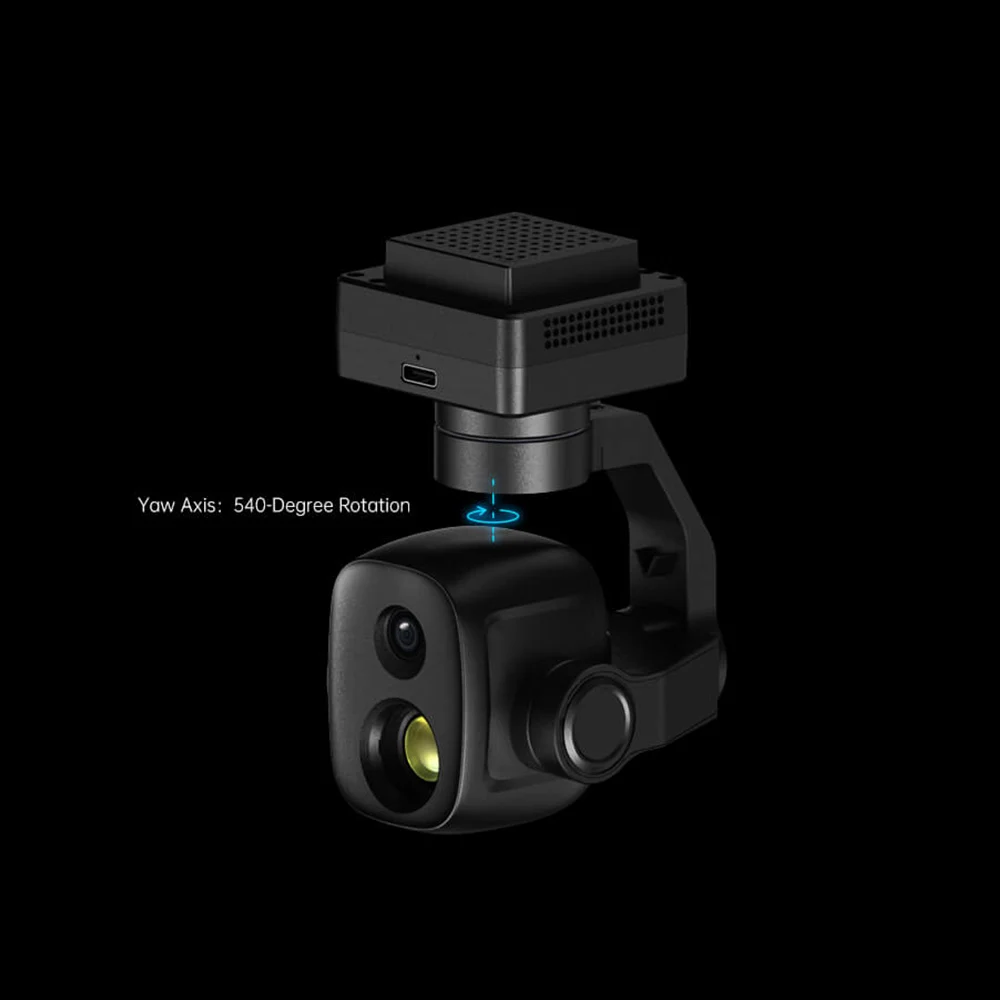 ZT6 Mini Pod ottico a doppio sensore Imaging termico ad alta risoluzione HDMI 4K Ultra HD Registrazione e fotografia Immagine divisa