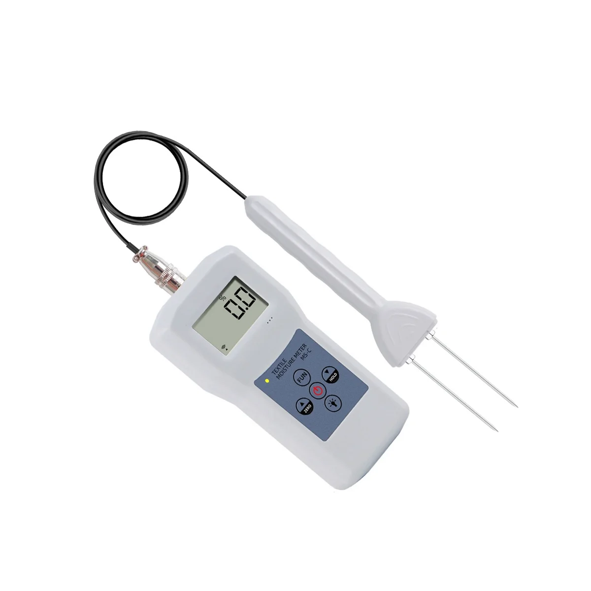 

Yarn Moisture Meter Wool Silk Woollen Textile Materials Humidity Tester LCD Digital Display Cotton Hygrometer