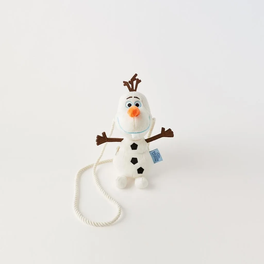 Disney 26 cm Cartoon cute Olaf plush toys  Creativity Stuffed Plush bag Toys Kids Birthday girlfriend Gift