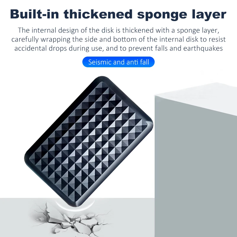 Caja HDD SSD de 2,5 pulgadas SATA a USB 3,0 4TB carcasa de disco duro externo Compatible con portátil UASP SATA III