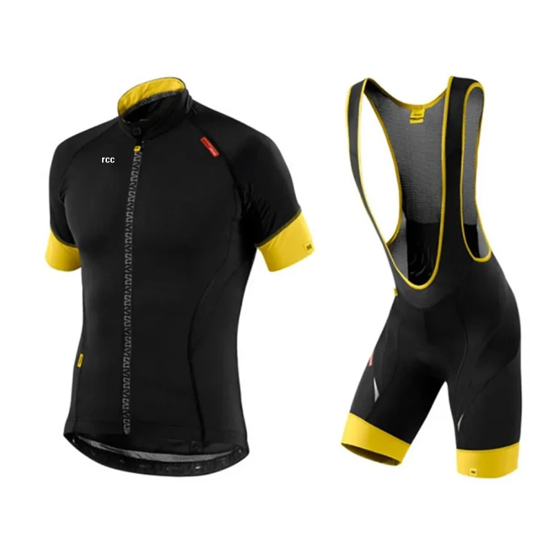 2025 RCC MAVIC Cycling Jersey Set, Breathable Cycling Shirt, Summer Clothing, Mountain Bike Riding Clothes, Triathlon