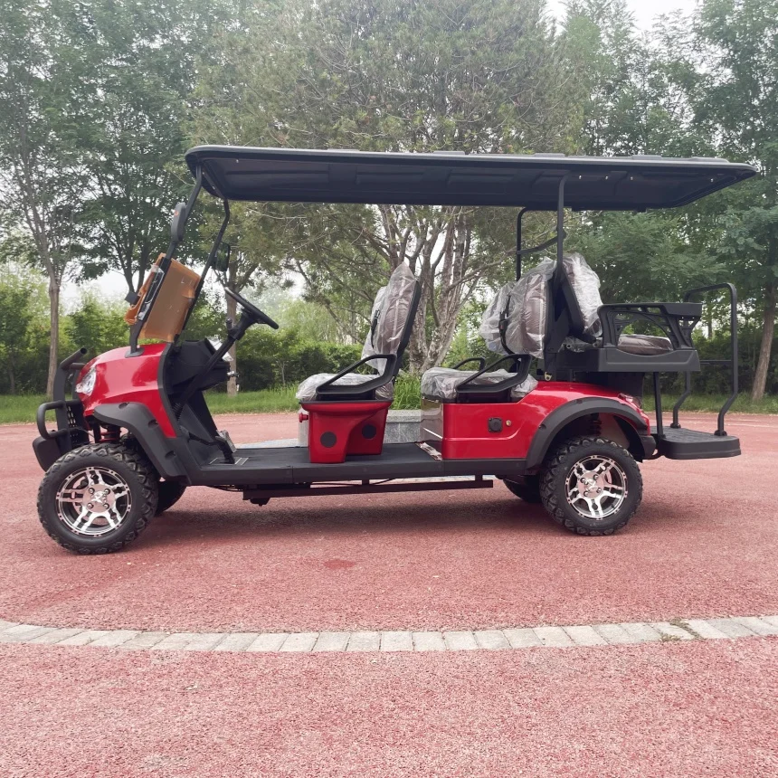 Factory Supplies High-Quality Customized Professional Design Supplier Electric Golf Cart 6-Seat Golf Cart Model D Factory Price