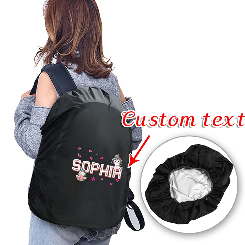 

Customized Name Backpack Rain Cover Foldable Protective Cover Waterproof and Dustproof Cover Camping Hiking Customized Product