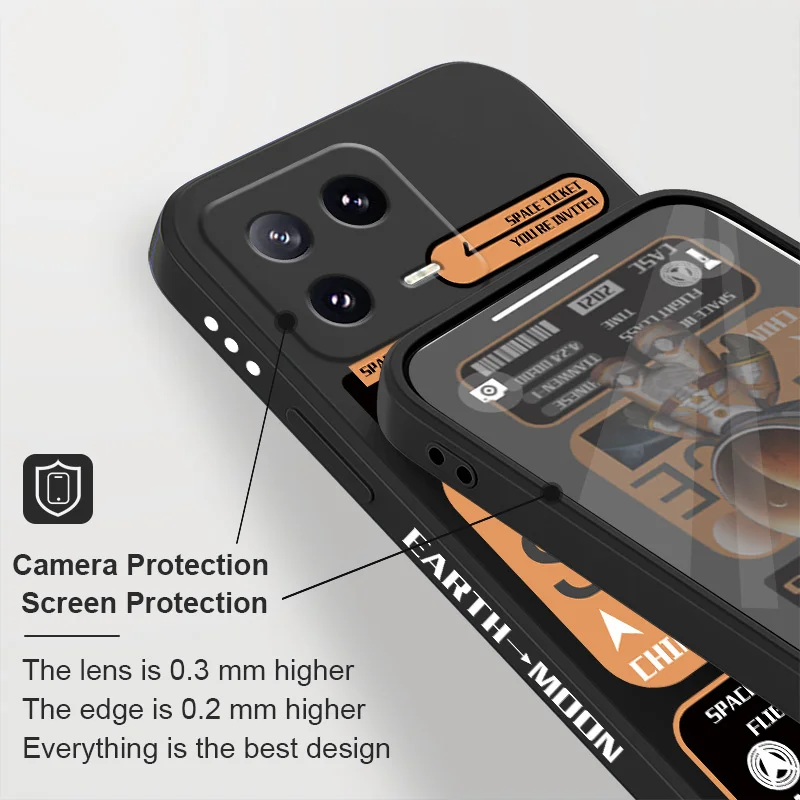 Old Astronaut Phone Case For Xiaomi Mi 15 14 14T 13 13T 12 12X 12T 12S 11 11T 10 10T 9 9T Pro Lite Liquid Silicone Cover