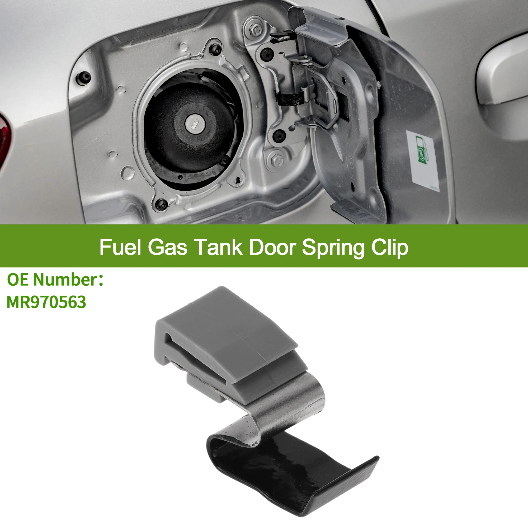 

UXCELL No MR970563 Пружинный зажим дверцы топливного бака для Mitsubishi 3000GT 1991-1999 1 шт.