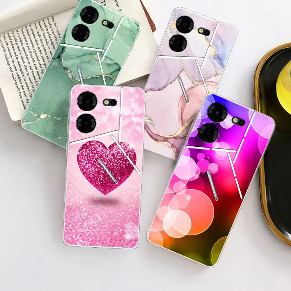 For Tecno Pova 5 Pro Case Cover For Tecno Pova 5 Clear Shockproof Soft Silicone TPU Phone Case Fundas For Tecno Pova 5 Pro Coque