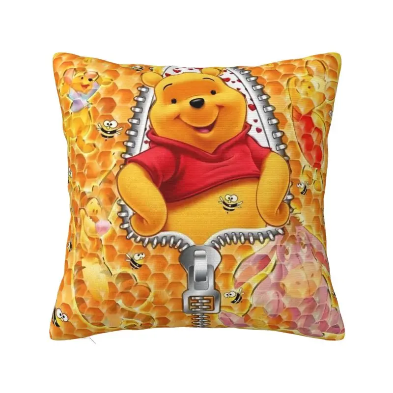 

Чехол для подушки с Винни-Пухом на заказ, домашняя декоративная подушка с принтом для дивана, двусторонняя