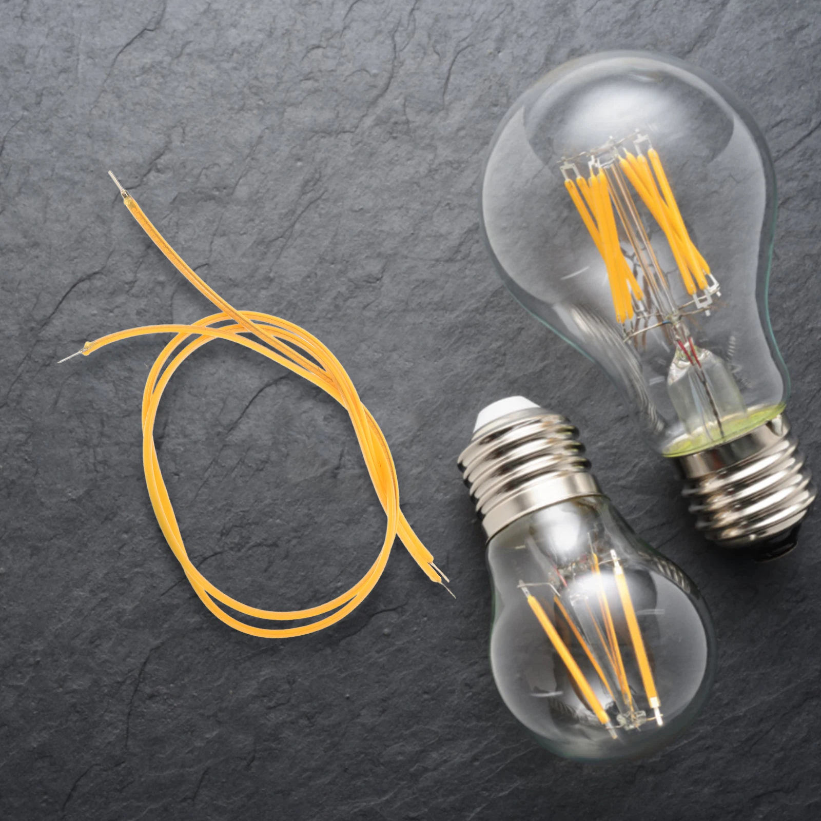 

2pcs LED Flexible 200Chips 3V 2200K Yellow Line Lamp Warm Light Bulb Accessories Retro Style Soft