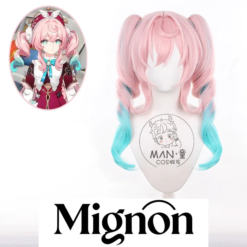 

Honkai: Star Rail Feng Jin, парик для косплея, длинные хвосты, подарок на Хэллоуин