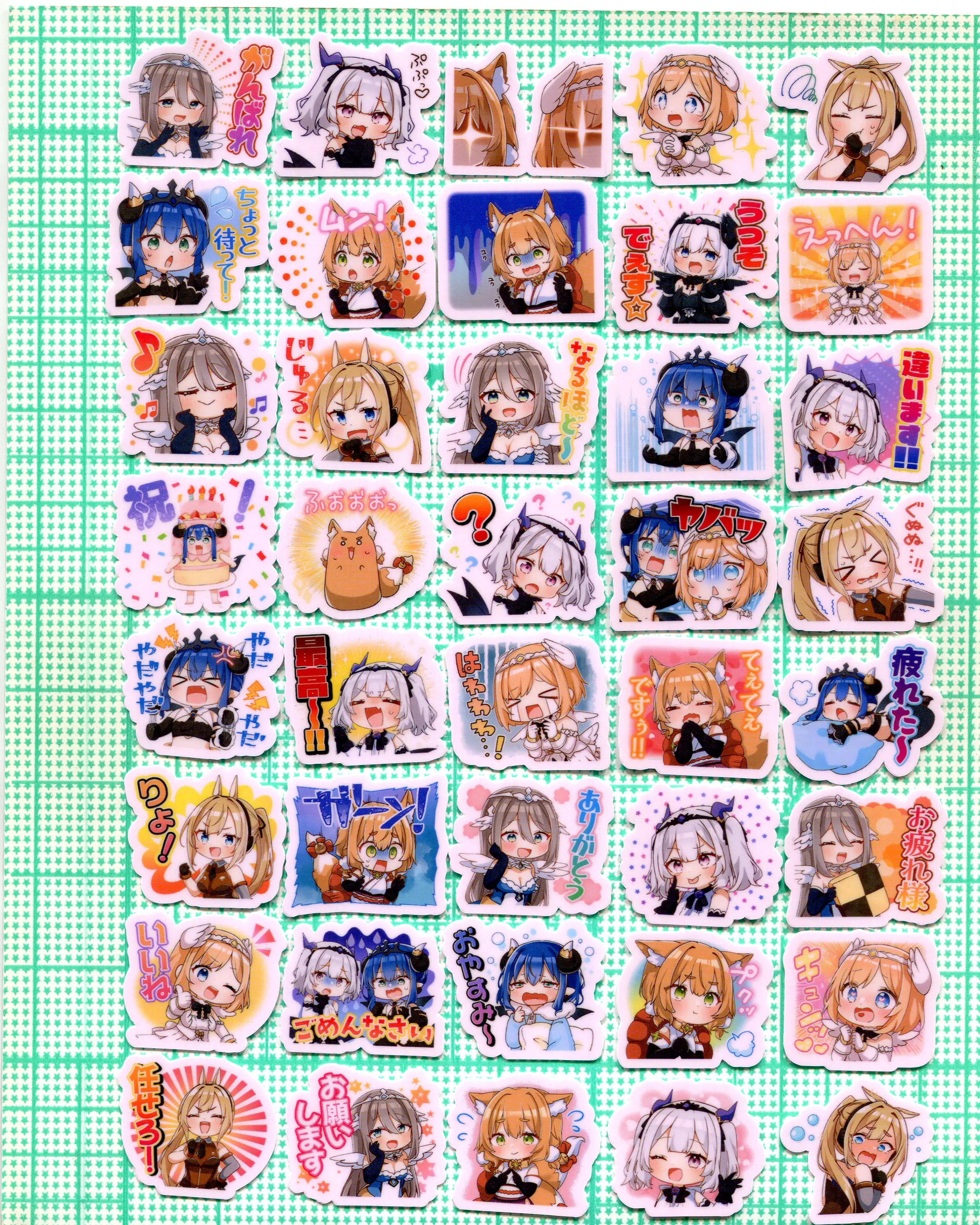 40PCS YURUCANADEA 3CM DIY WATERPROOF STICKER