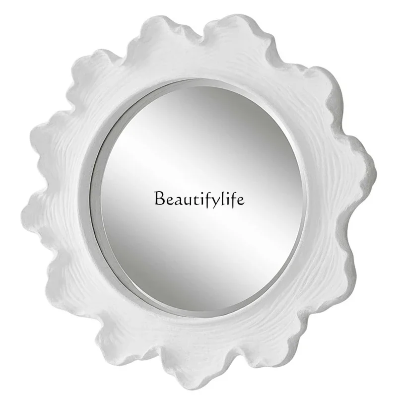 

LWabi-Sabi Style Mirror Dressing Tabletop Wall-Mounted Smart Wall-Mounted Irregular Decorative Mirror