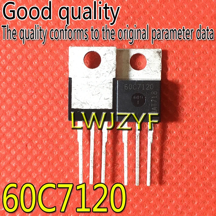 (1Pieces) New 60C7120 IPP60R120C7 MOS TO-220  650V 66A MOSFET Fast shipping