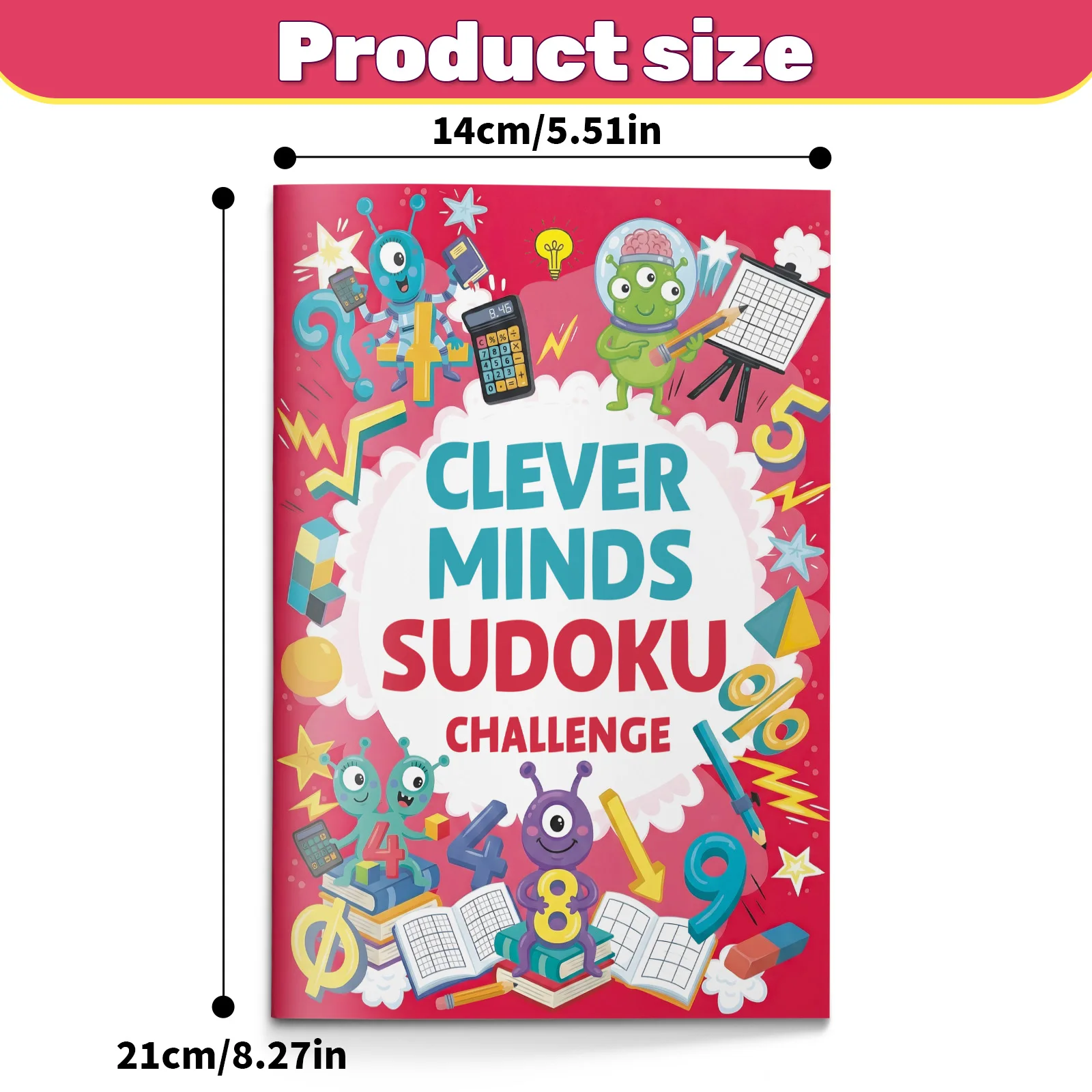 Kids Early Education Sudoku Puzzle Book, Brain Teaser Logic Game Workbook, Number Reasoning Training Book for Toddlers view 4