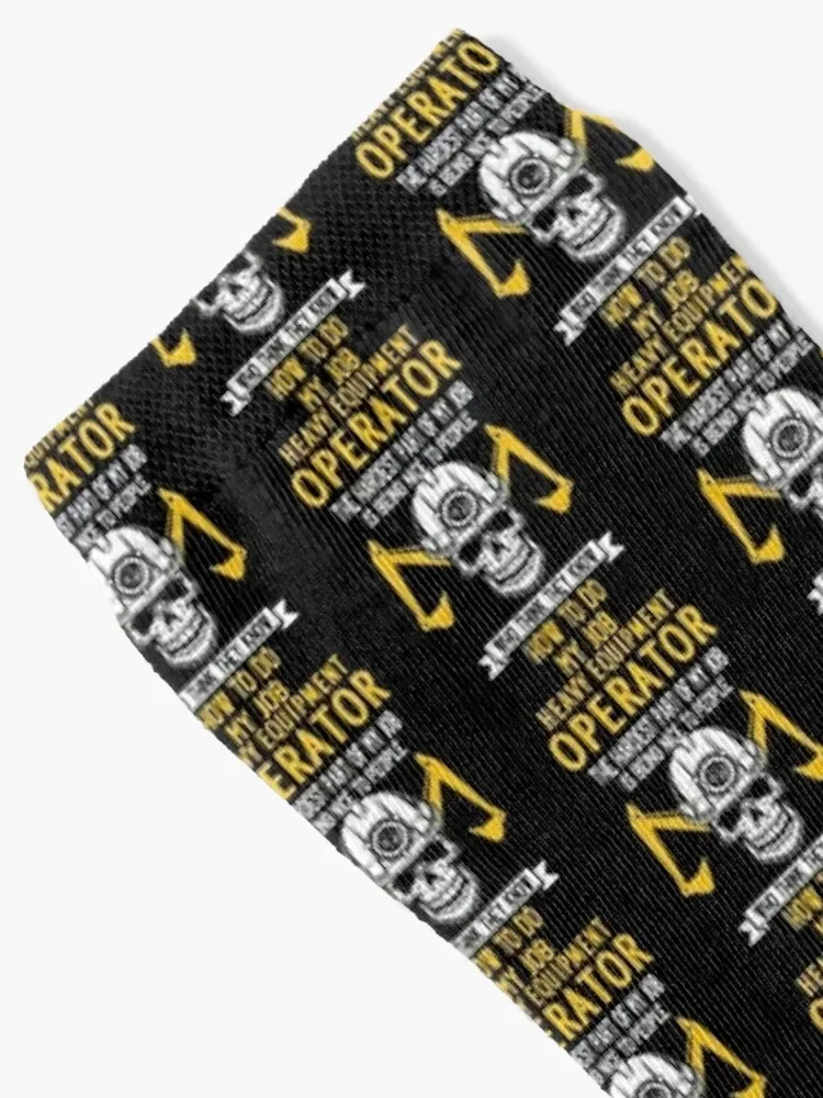 Heavy Equipment Operator Position Funny Driver Socks basketball tennis luxe crazy Men's Socks Women's